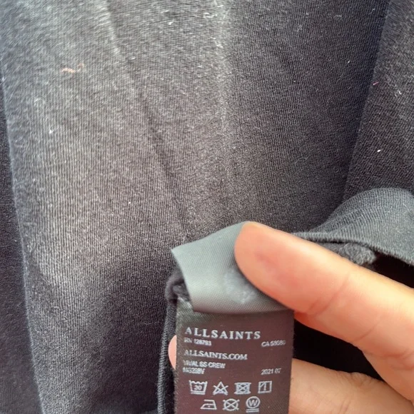 All Saints | Mens Short Sleeve Crewneck Shirt size Small - Picture 4 of 6